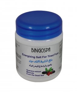 BingoSpa Energizing Salt For Tired Foot With Guarana And Minerals From The Dead Sea 550g  املاح منشطة للقدم المتعبة بخلاصة نبات الغواراناومعادن البحر الميت