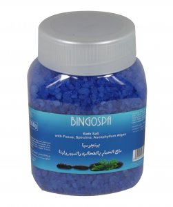 BingoSpa Bath Salt "Sel de Mer" Marine With Fucus, Spirulina, Ascophyllum Algae 1350g  املاح البحر للاستحمام  بالفوقس والسبيرولينا والطحالب العقدية