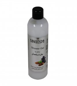 BingoSpa Shower Gel "White Clay and Almonds" 300ml  جل الاستحمام بخلاصة الطين الابيض وخلاصة اللوز