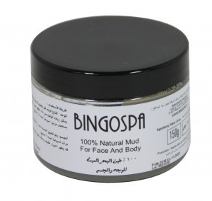 BingoSpa REDUAL Dead Sea Mud Face Mask for Acne 150g  ماسك طين البحر الميت للحبوب ذو المفعول الثنائي