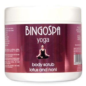 BingoSpa Body Scrub - Lotus and Noni Yoga 550g  مقشر الجسم بخلاصة اللوتس وفاكهة النوني