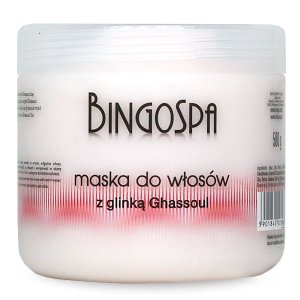 BingoSpa Hair Mask With Ghassoul Clay 500ml  ماسك الشعر بخلاصة طين الغاسول
