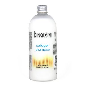 BingoSpa Collagen Shampoo With Argan Oil And Bamboo Extract 500ml  شامبو بخلاصة الكولاجين وزيت الارغان ونبات البامبو