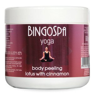 BingoSpa Slim Body Peeling - Lotus with Cinnamon Yoga 600g  مقشر لتنحيف الجسم بخلاصة اللوتس والقرفة