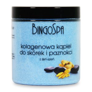 BingoSpa The Collagen Bath Cuticle And Nail With Ginseng 300g  حمام للجلد الخشن والاظافر بالكولاجين والجنسنك