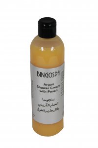 BingoSpa Argan Oil Shower Cream With Peach 300ml  كريم الاستحمام بخلاصة الخوخ وزيت الارغان
